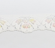 1.5" Stretch Lace 5 Mtrs Ivory
